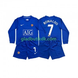 Udebane Trøje Manchester United Cristiano Ronaldo 7 Retro 2008 L/Æ Børn(+Shorts)