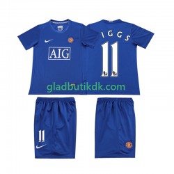 Udebane Trøje Manchester United GIGGS 11 Retro 2008 K/Æ Børn(+Shorts)
