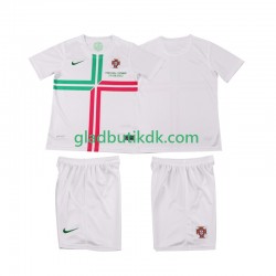 Udebane Trøje Portugal Retro 2012 K/Æ Børn(+Shorts)