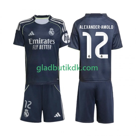 Udebane Trøje Real Madrid Alexander-Arnold 12 2025-2026 K/Æ Børn(+Shorts)