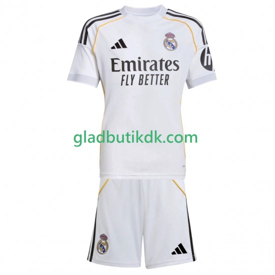 Hjemmebane Trøje Real Madrid 2025-2026 K/Æ Børn(+Shorts)