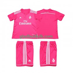 Udebane Trøje Real Madrid Retro 2014 2015 K/Æ Børn(+Shorts)