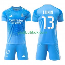 Hjemmebane Trøje Real Madrid Målmand Andriy Lunin 13 2025-2026 K/Æ Børn(+Shorts)