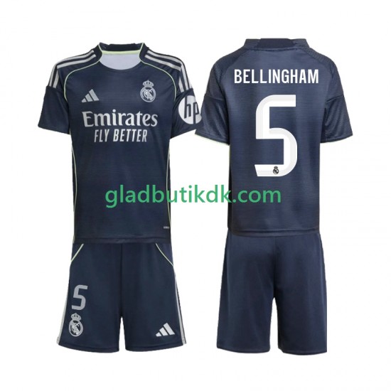 Udebane Trøje Real Madrid Jude Bellingham 5 2025-2026 K/Æ Børn(+Shorts)