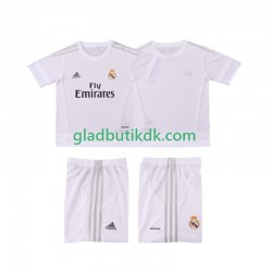 Hjemmebane Trøje Real Madrid Retro 2015 2016 K/Æ Børn(+Shorts)