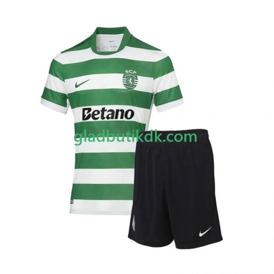 Hjemmebane Trøje Sporting CP 2025-2026 K/Æ Børn(+Shorts)