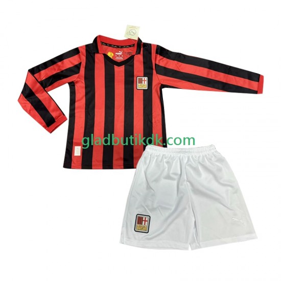 Hjemmebane Trøje AC Milan 125th Anniversary 2024-2025 L/Æ Børn(+Shorts)