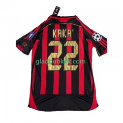 Hjemmebane Trøje AC Milan KAKA 8 Retro 2006-2007 K/Æ Mænd