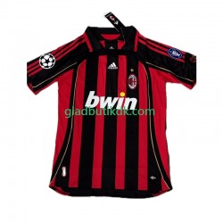 Hjemmebane Trøje AC Milan KAKA 8 Retro 2006-2007 K/Æ Mænd