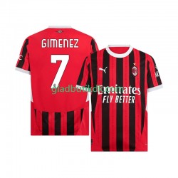 Hjemmebane Trøje AC Milan Santiago Gimenez 7 2024-2025 K/Æ Mænd