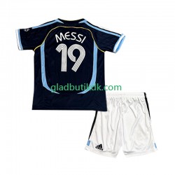 Udebane Trøje Argentina Lionel Messi 19 Retro 2006 K/Æ Børn(+Shorts)