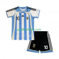 Hjemmebane Trøje Argentina Maradona 10 Retro 2006 K/Æ Børn(+Shorts)