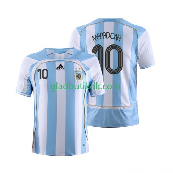 Hjemmebane Trøje Argentina Maradona 10 Retro 2006 K/Æ Mænd