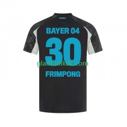 3. Valg Trøje Bayer 04 Leverkusen Frimpong 30 2024-2025 K/Æ Mænd
