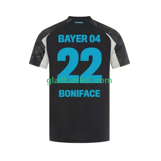 3. Valg Trøje Bayer 04 Leverkusen Victor Boniface 22 2024-2025 K/Æ Mænd