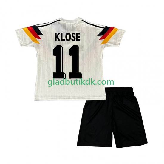 Hjemmebane Trøje Tyskland Klose 11 Retro 1990 K/Æ Børn(+Shorts)