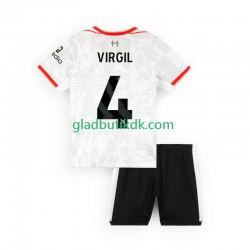 3. Valg Trøje Liverpool VIRGIL 4 2024-2025 K/Æ Børn(+Shorts)