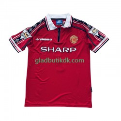 Hjemmebane Trøje Manchester United Beckham 7 Retro 1998-1999 K/Æ Mænd