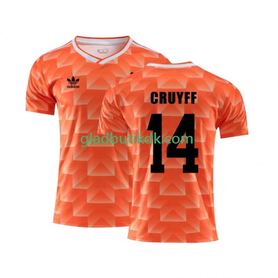 Hjemmebane Trøje Holland Cruyff 14 Retro 1988 K/Æ Mænd