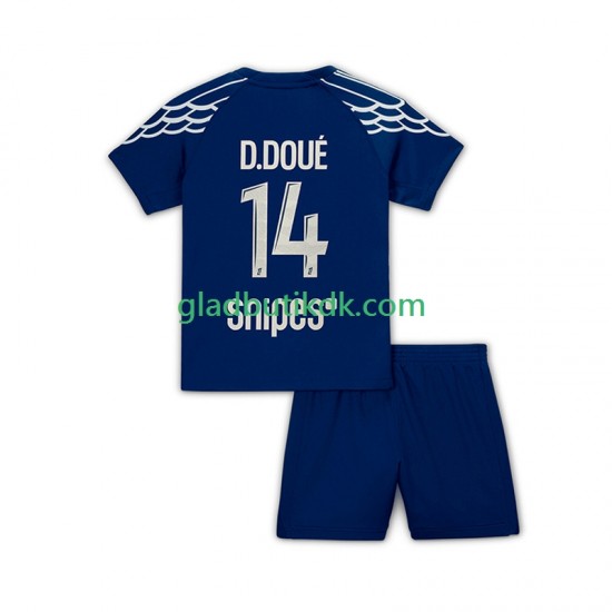 4. Valg Trøje Paris Saint-Germain Desire Doue 14 2024-2025 K/Æ Børn(+Shorts)