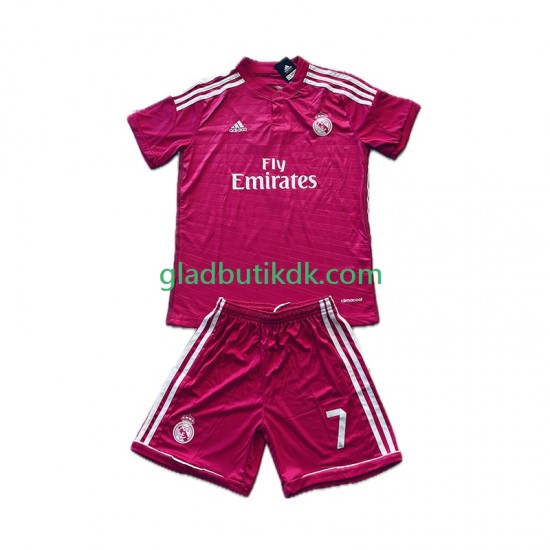 Udebane Trøje Real Madrid Cristiano Ronaldo 7 Retro 2014-2015 K/Æ Børn(+Shorts)