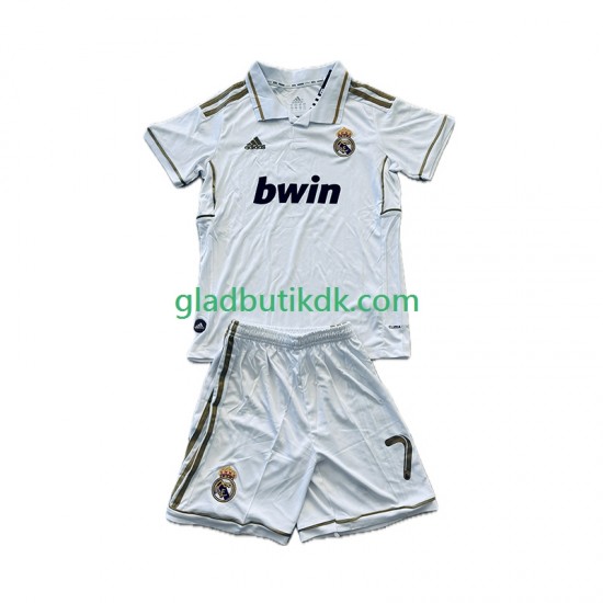 Hjemmebane Trøje Real Madrid Cristiano Ronaldo 7 Retro 2011-2012 K/Æ Børn(+Shorts)