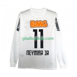 Hjemmebane Trøje Santos Neymar JR 11 Retro 2011-2012 L/Æ Mænd