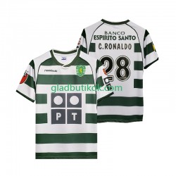 Hjemmebane Trøje Sporting CP Cristiano Ronaldo 28 Retro 2001 2003 K/Æ Mænd