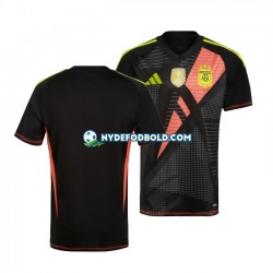 Hjemmebane Trøje Argentina Målmand Sort Copa America 2024 K/Æ Mænd