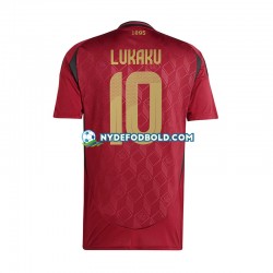 Hjemmebane Trøje Belgien Rød Romelu Lukaku 10 Euro 2024 K/Æ Mænd