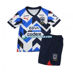3. Valg Trøje CF Monterrey 2023-2024 K/Æ Børn(+Shorts)
