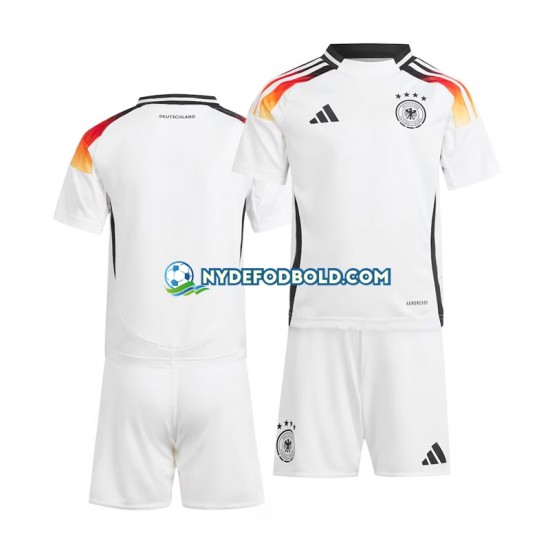 Hjemmebane Trøje Tyskland Hvid Euro 2024 K/Æ Børn(+Shorts)