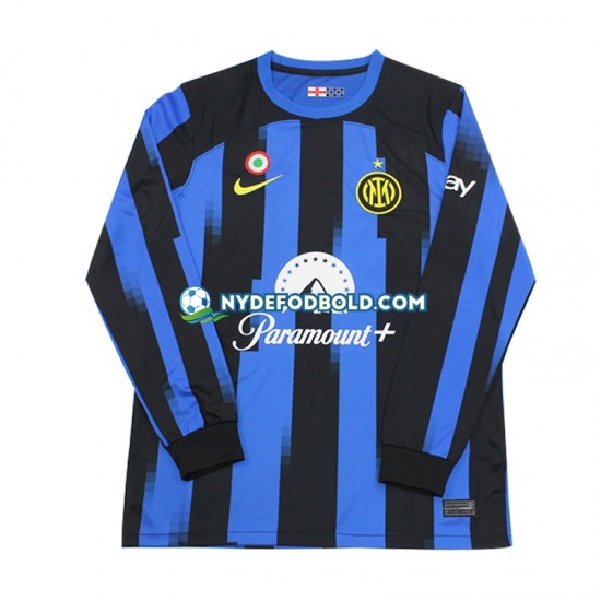 Hjemmebane Trøje Inter Milan 2023-2024 L/Æ Mænd