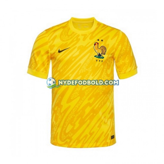 Hjemmebane Trøje Frankrig Målmand Gul Euro 2024 K/Æ Mænd