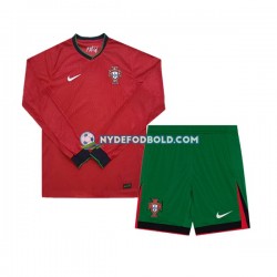 Hjemmebane Trøje Portugal Euro 2024 L/Æ Børn(+Shorts)