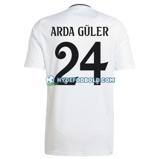 Hjemmebane Trøje Real Madrid ARDA GULER 24 2024-2025 K/Æ Mænd