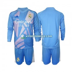 Hjemmebane Trøje Real Madrid Målmand 2024-2025 L/Æ Børn(+Shorts)