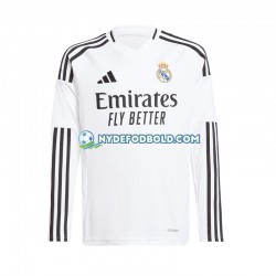 Hjemmebane Trøje Real Madrid Hvid 2024-2025 L/Æ Mænd