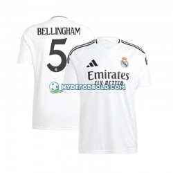 Hjemmebane Trøje Real Madrid Jude Bellingham 5 2024-2025 K/Æ Mænd
