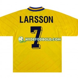 Hjemmebane Trøje Sverige Henrik Larsson 7 Retro 1994 K/Æ Mænd