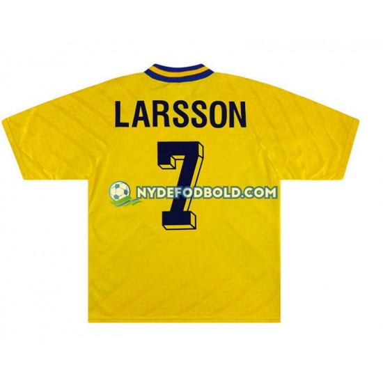 Hjemmebane Trøje Sverige Henrik Larsson 7 Retro 1994 K/Æ Mænd
