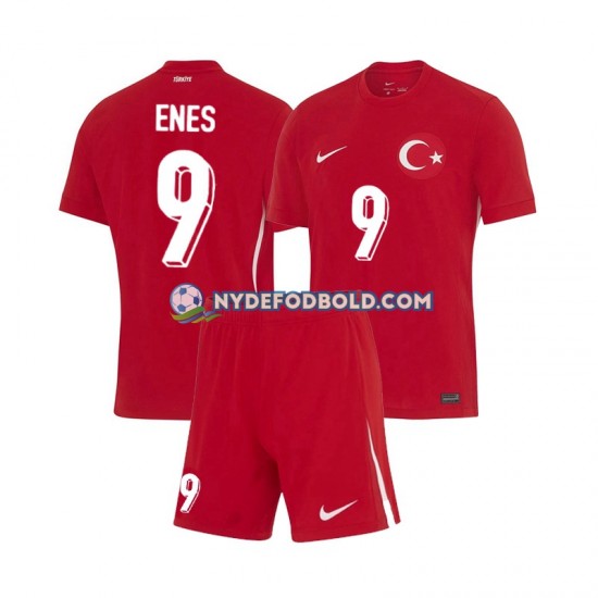 Udebane Trøje Tyrkiet Enes Unal 9 Euro 2024 K/Æ Børn(+Shorts)