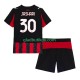 Hjemmebane Trøje AC Milan Ardon Jashari 30 2025-2026 K/Æ Børn(+Shorts)