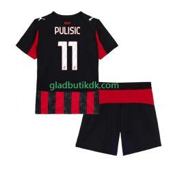 Hjemmebane Trøje AC Milan Christian Pulisic 11 2025-2026 K/Æ Børn(+Shorts)
