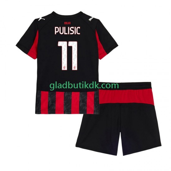Hjemmebane Trøje AC Milan Christian Pulisic 11 2025-2026 K/Æ Børn(+Shorts)