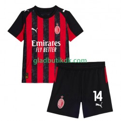 Hjemmebane Trøje AC Milan Luca Modric 14 2025-2026 K/Æ Børn(+Shorts)