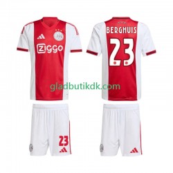 Hjemmebane Trøje AFC Ajax Steven Berghuis 23 2025-2026 K/Æ Børn(+Shorts)