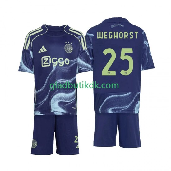 Udebane Trøje AFC Ajax Wout Weghorst 25 2025-2026 K/Æ Børn(+Shorts)