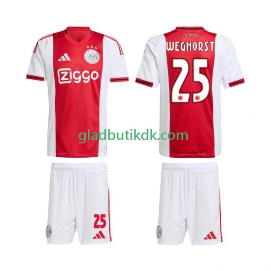 Hjemmebane Trøje AFC Ajax Wout Weghorst 25 2025-2026 K/Æ Børn(+Shorts)