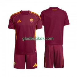 Hjemmebane Trøje AS Roma 2025-2026 K/Æ Børn(+Shorts)